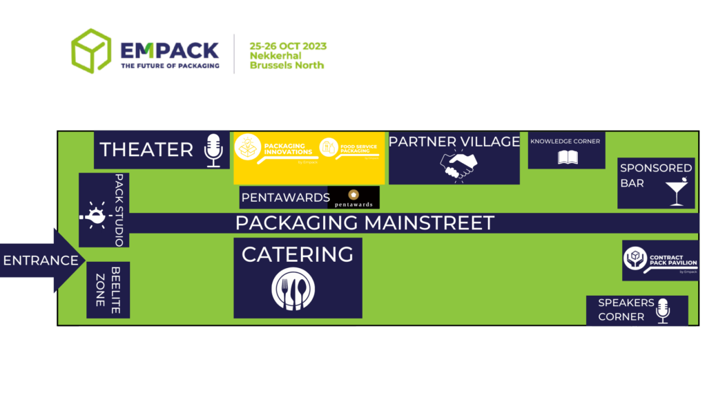 Floorplan Empack zones